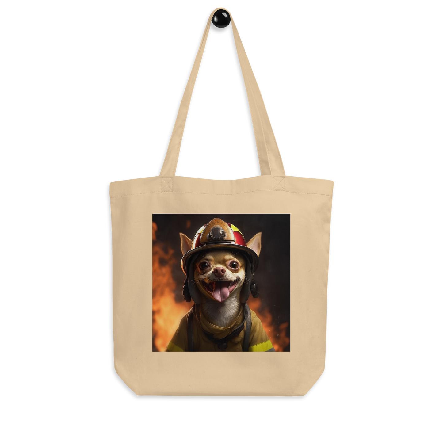 Chihuahua Firefighter Eco Tote Bag