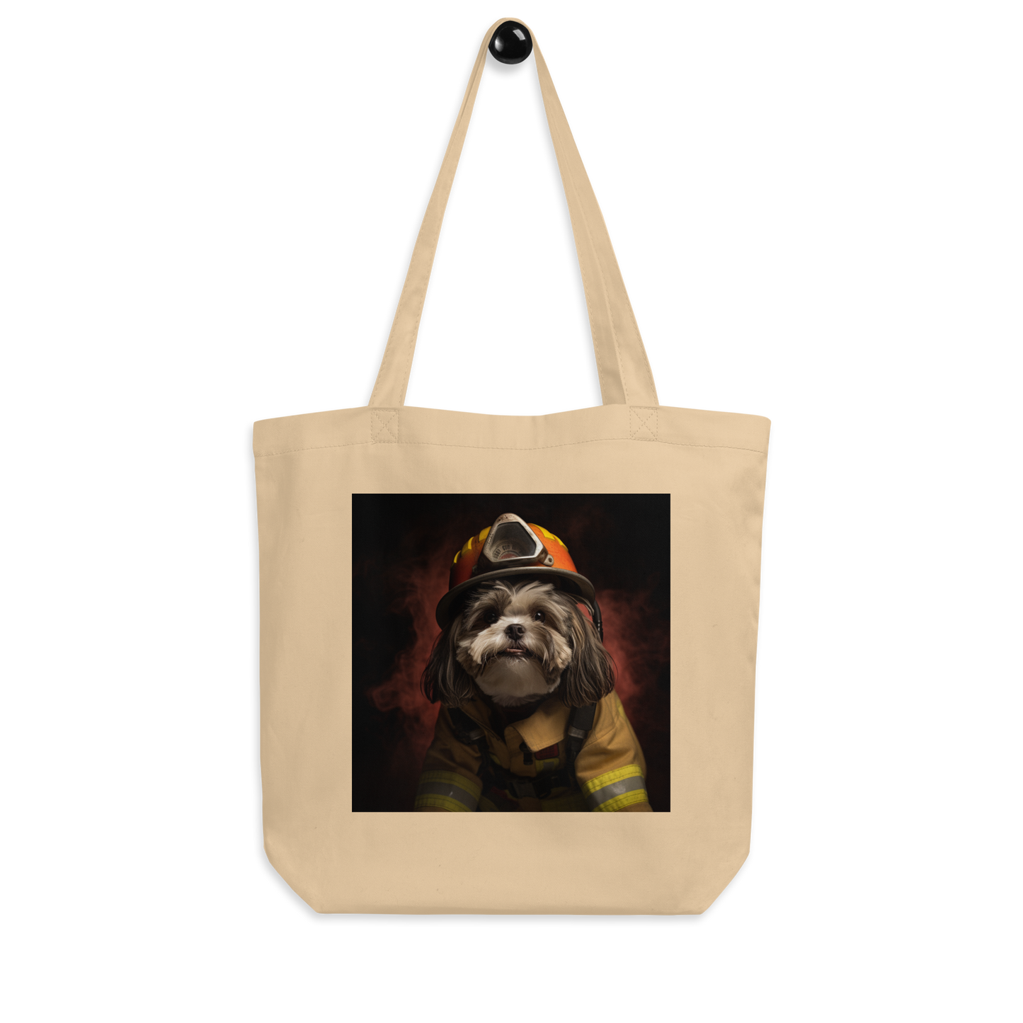 Shih Tzu Firefighter Eco Tote Bag