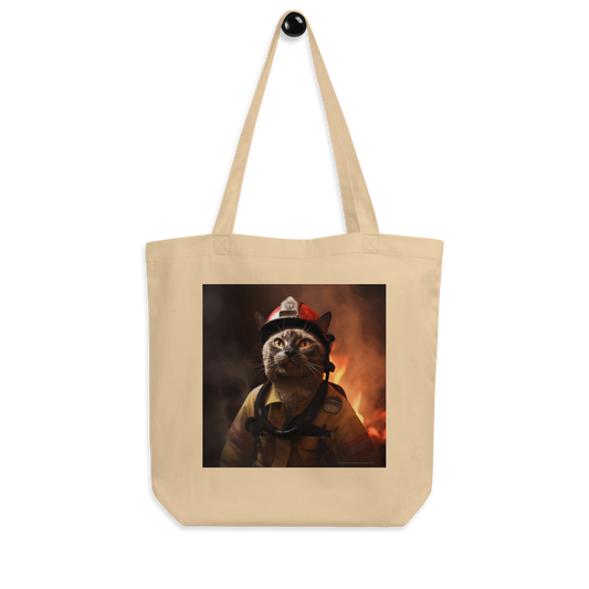 Siamese Firefighter Eco Tote Bag