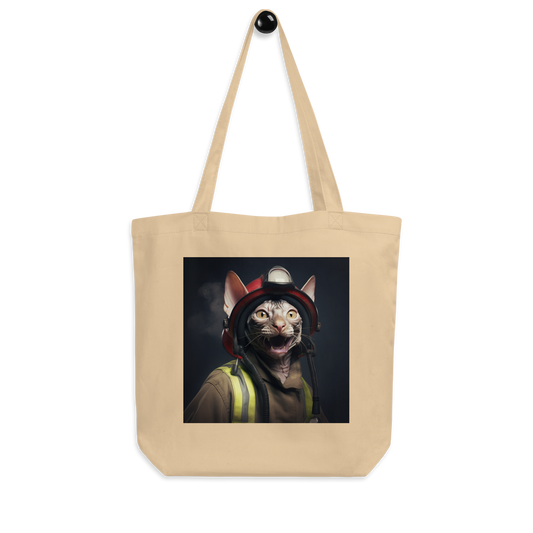 Sphynx Firefighter Eco Tote Bag