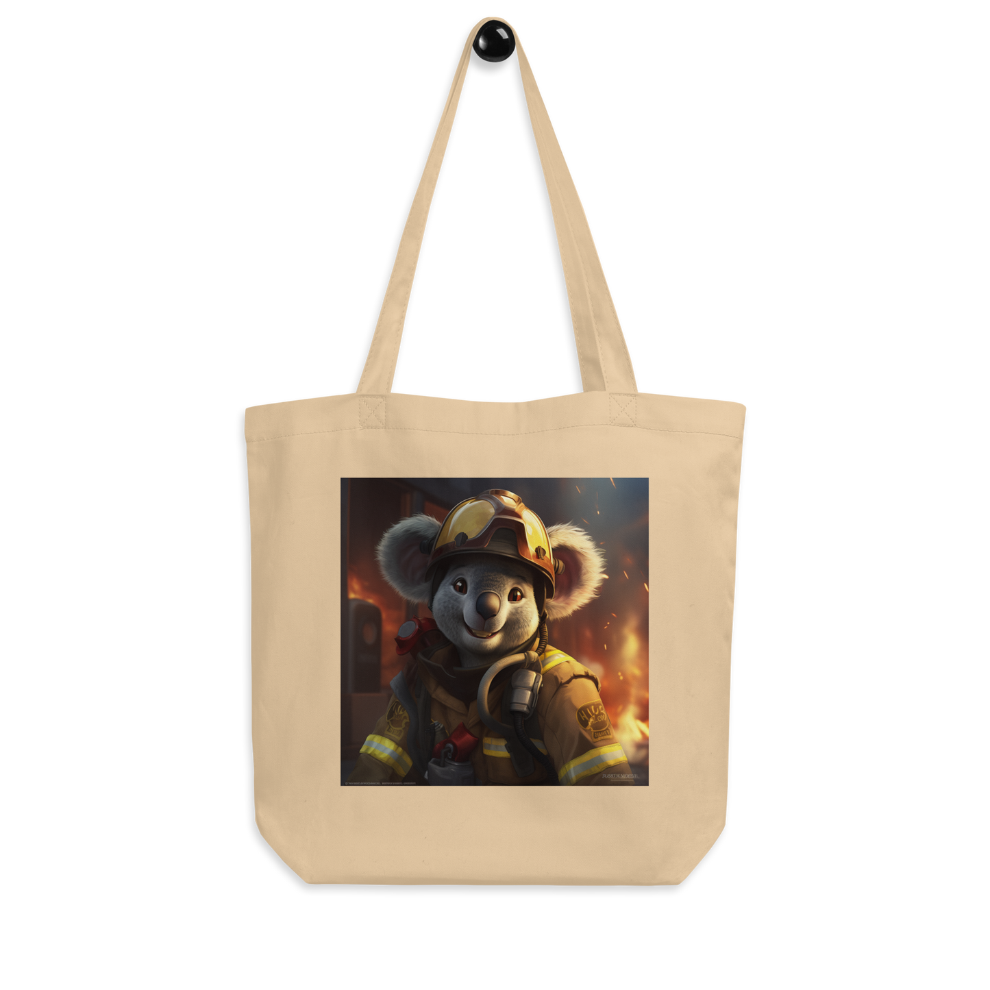 Koala Firefighter Eco Tote Bag