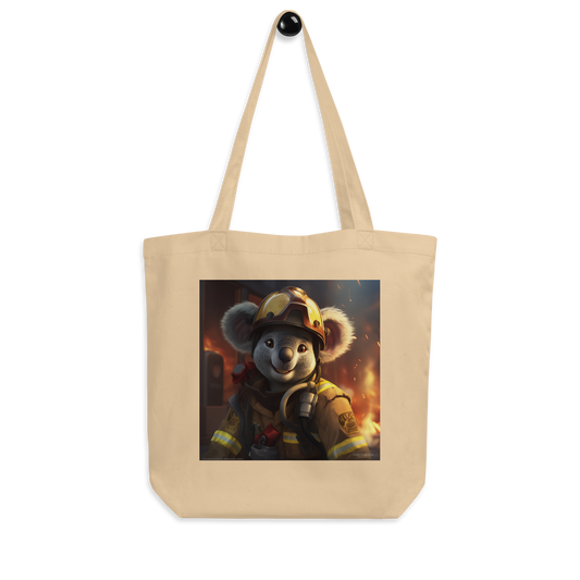 Koala Firefighter Eco Tote Bag