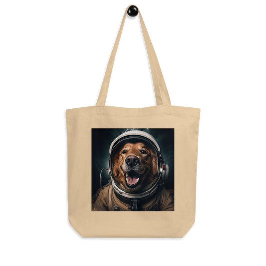 Golden Retriever Astronaut Eco Tote Bag