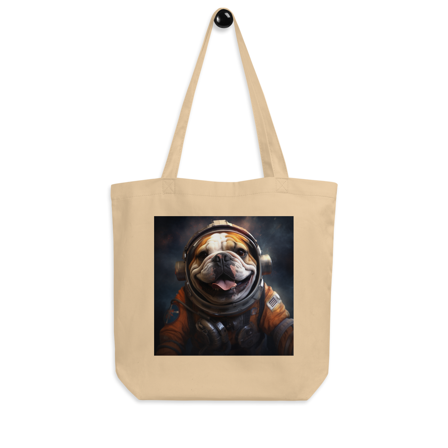 Bulldog Astronaut Eco Tote Bag