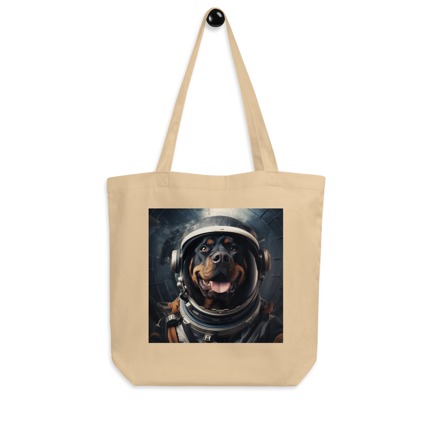 Rottweiler Astronaut Eco Tote Bag