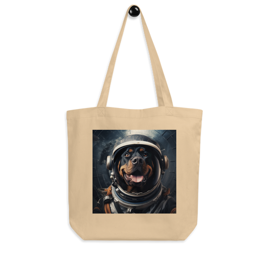 Rottweiler Astronaut Eco Tote Bag