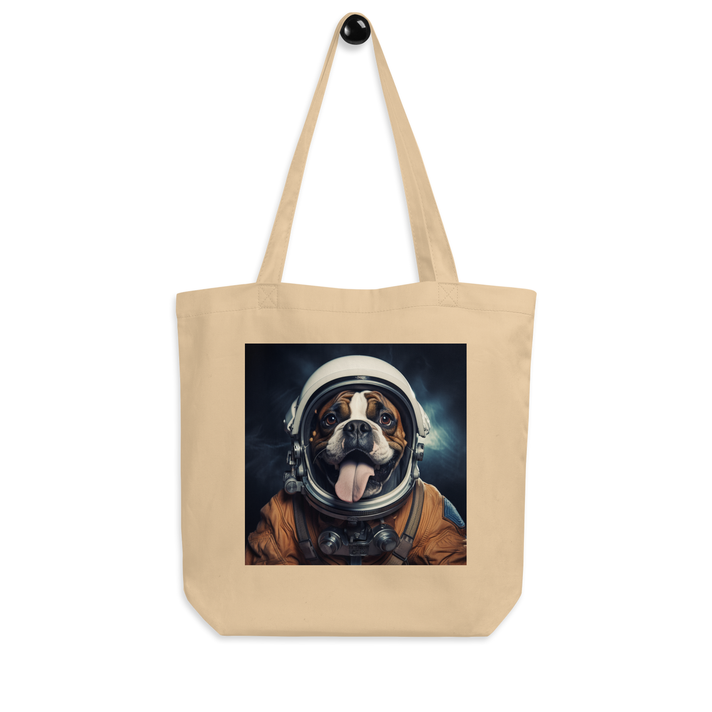 Boxer Astronaut Eco Tote Bag