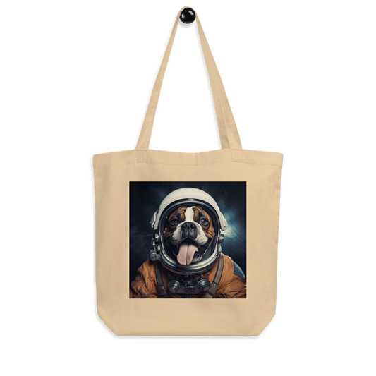 Boxer Astronaut Eco Tote Bag