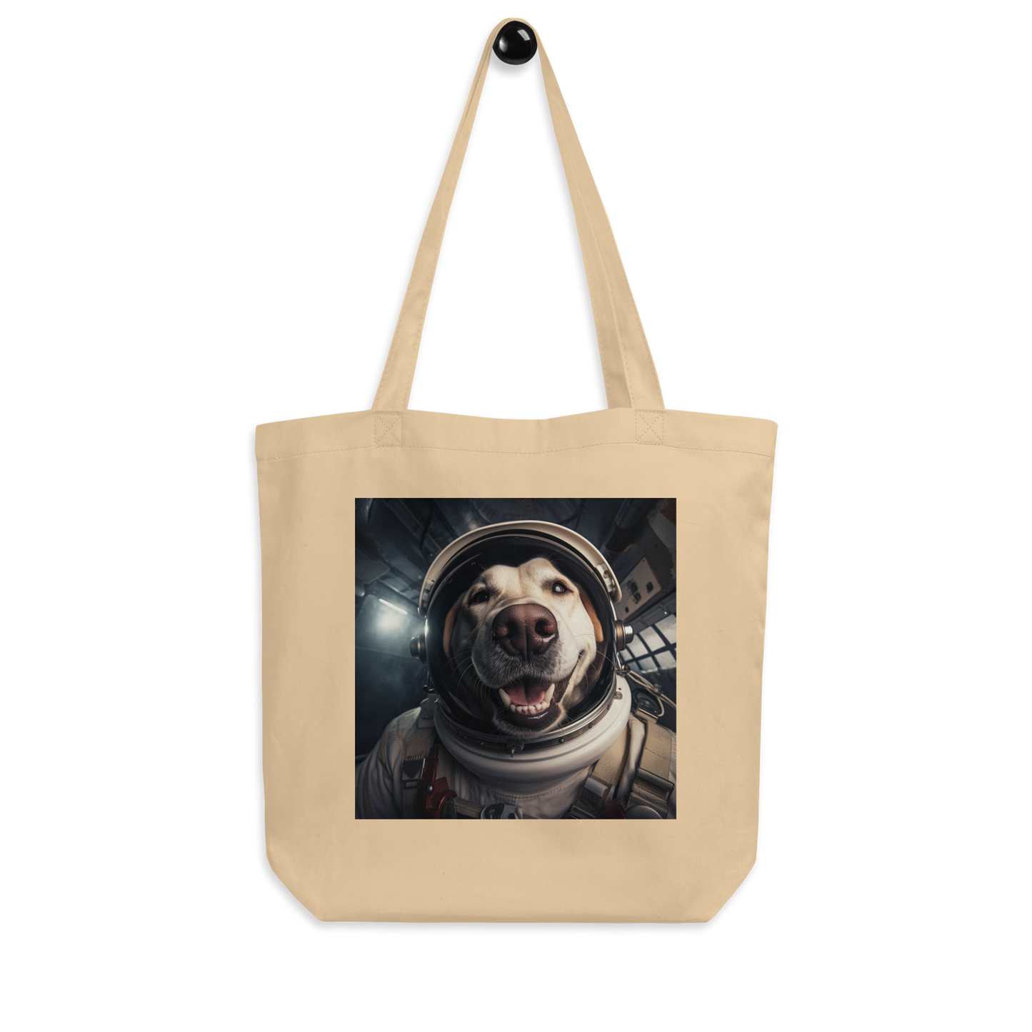 Siberian Husky Astronaut Eco Tote Bag