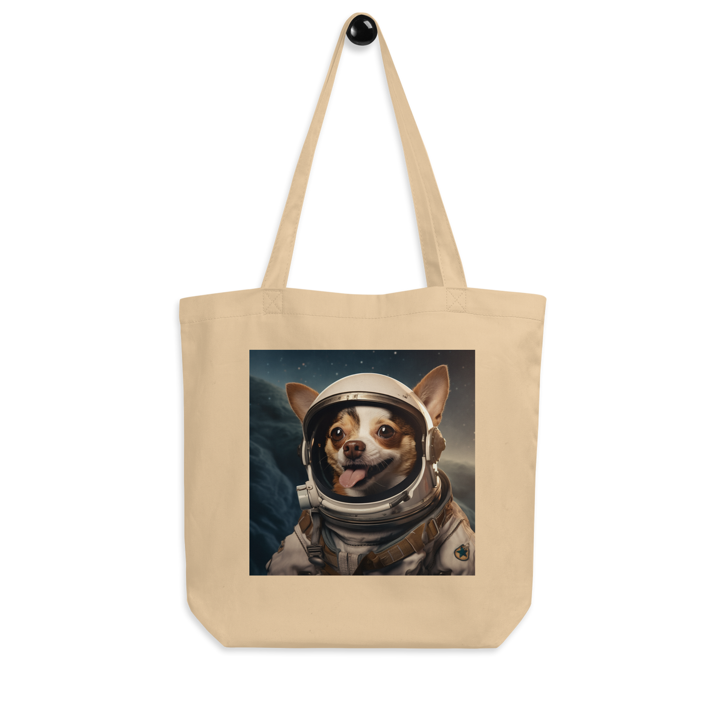 Chihuahua Astronaut Eco Tote Bag