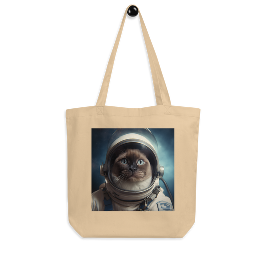 Siamese Astronaut Eco Tote Bag