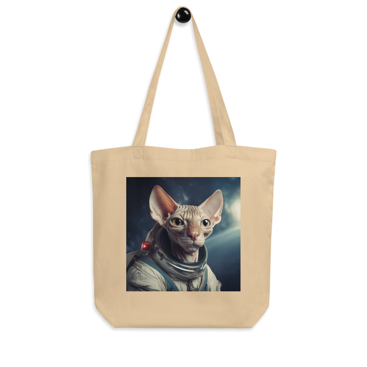 Sphynx Astronaut Eco Tote Bag