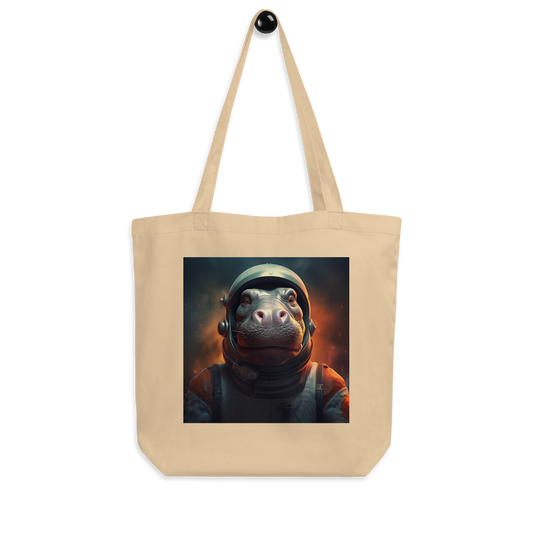 Hippo Astronaut Eco Tote Bag