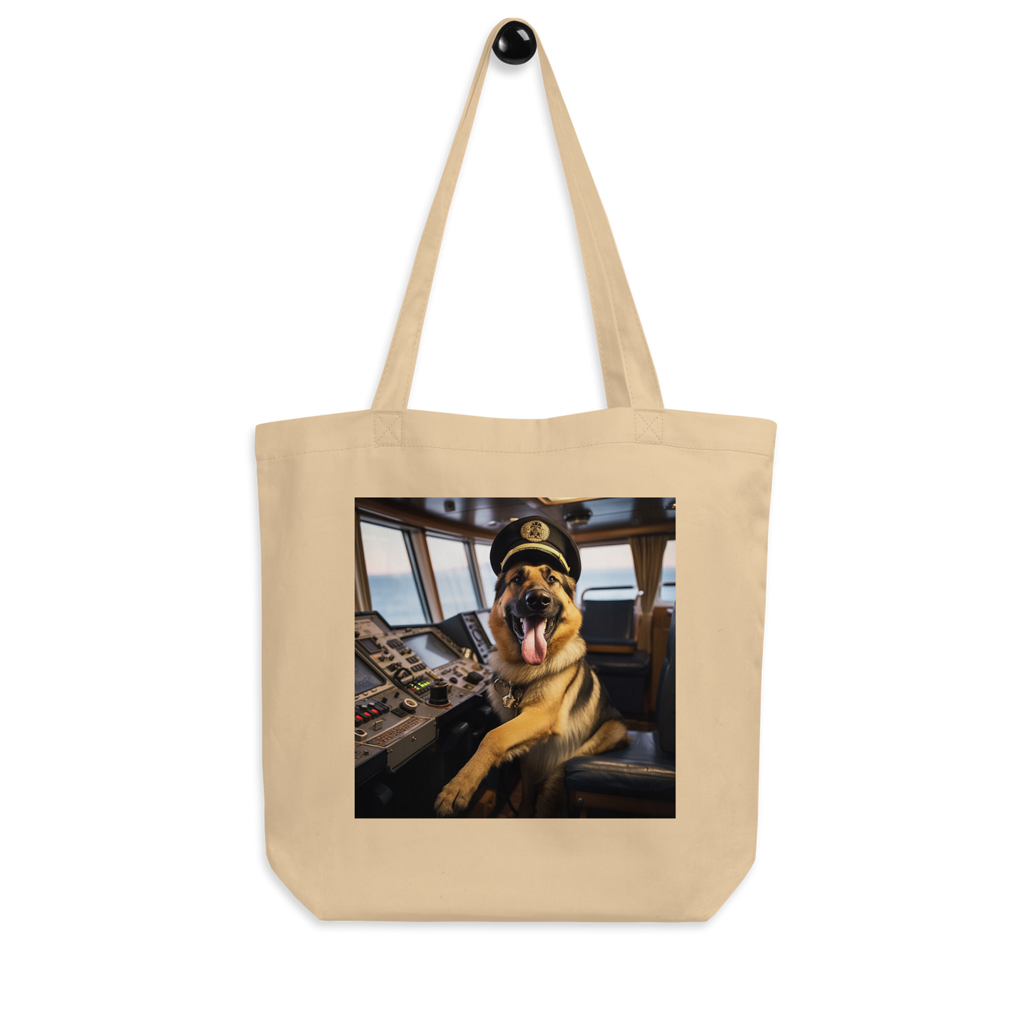 German Shepherd CruiseShipCaptain Eco Tote Bag