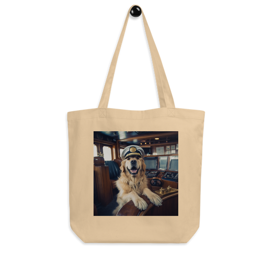 Golden Retriever CruiseShipCaptain Eco Tote Bag