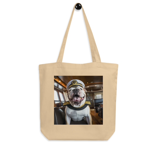 Bulldog CruiseShipCaptain Eco Tote Bag