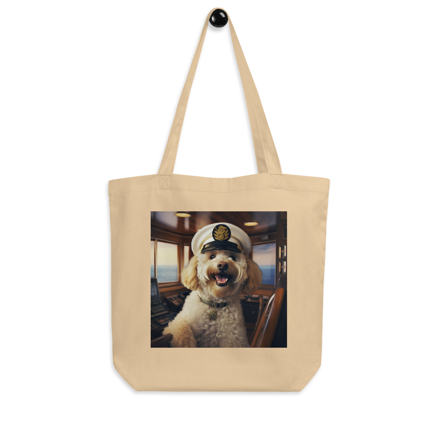 Poodle CruiseShipCaptain Eco Tote Bag