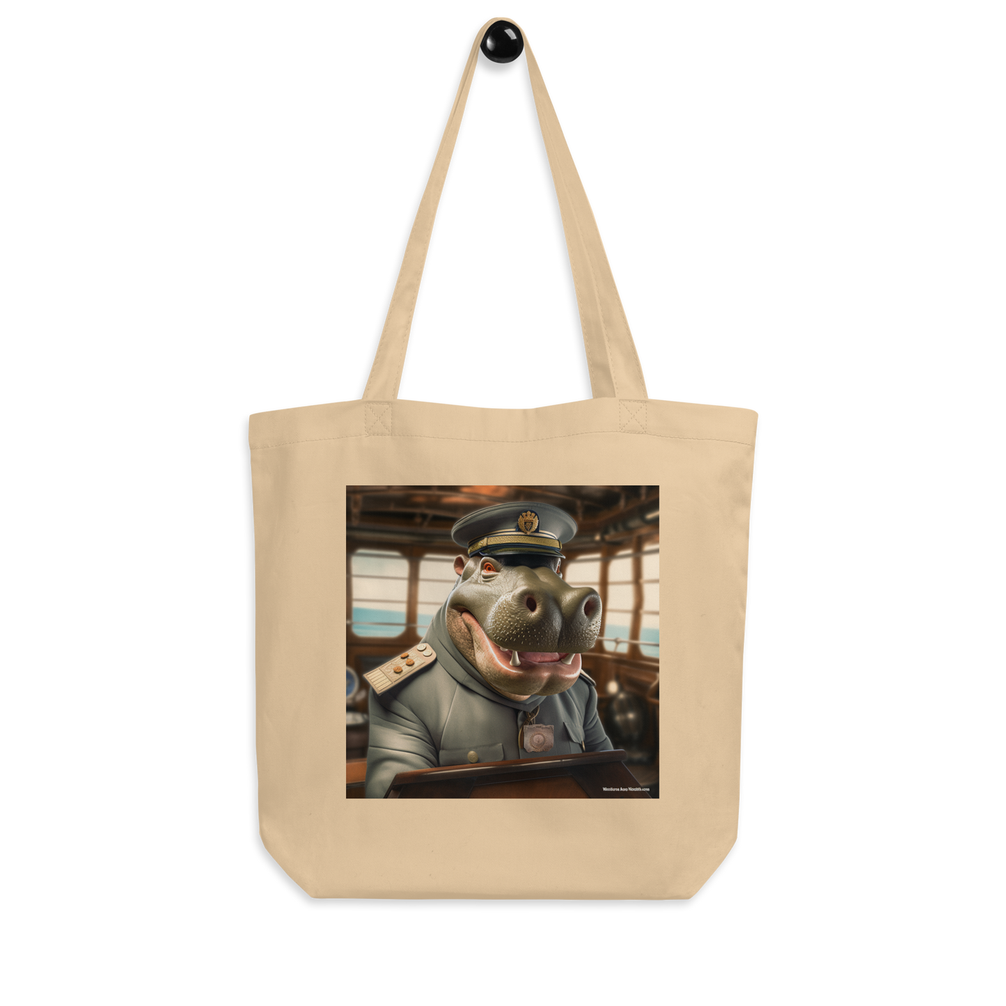 Hippo CruiseShipCaptain Eco Tote Bag