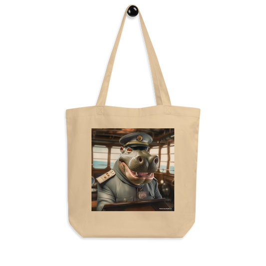 Hippo CruiseShipCaptain Eco Tote Bag