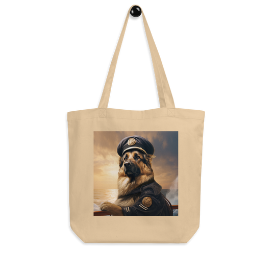 German Shepherd NavyOfficer Eco Tote Bag