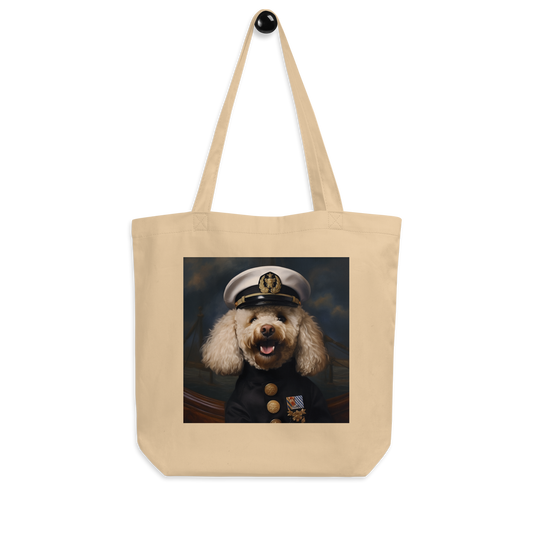 Poodle NavyOfficer Eco Tote Bag