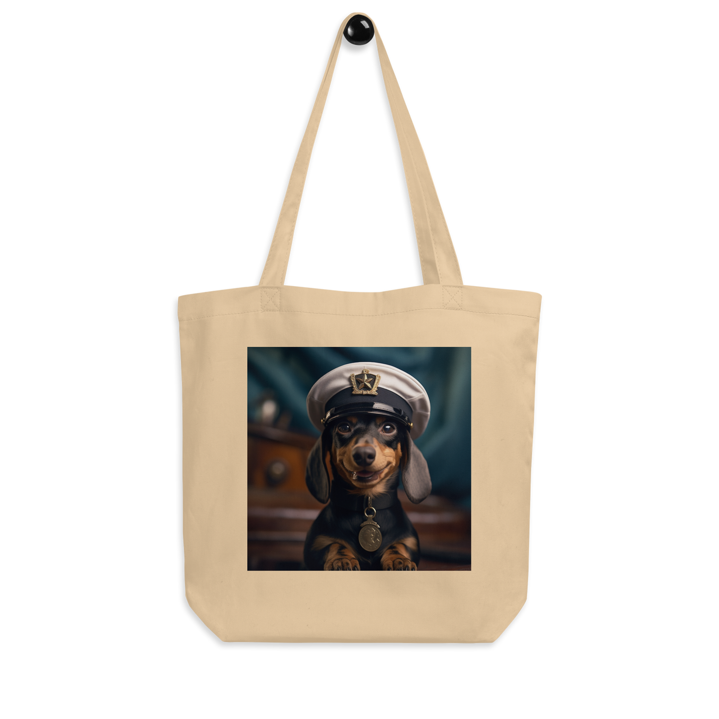 Dachshund NavyOfficer Eco Tote Bag