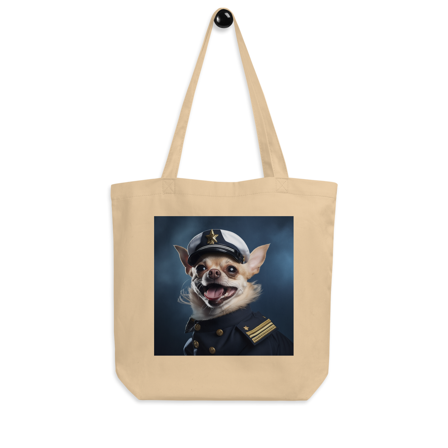 Chihuahua NavyOfficer Eco Tote Bag