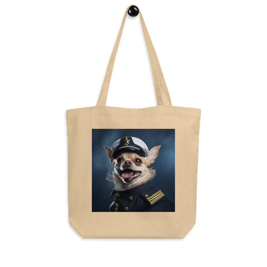 Chihuahua NavyOfficer Eco Tote Bag