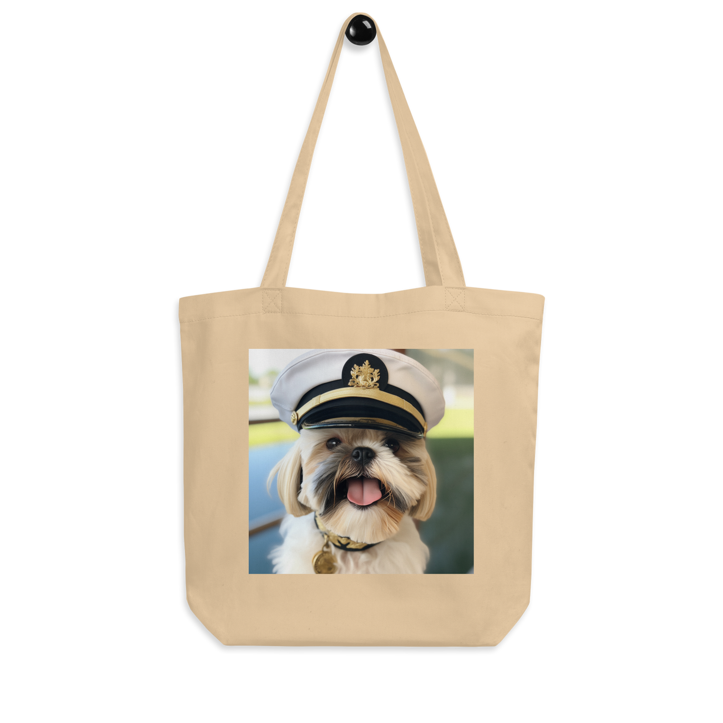 Shih Tzu NavyOfficer Eco Tote Bag