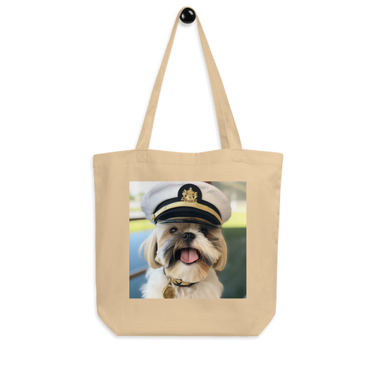 Shih Tzu NavyOfficer Eco Tote Bag