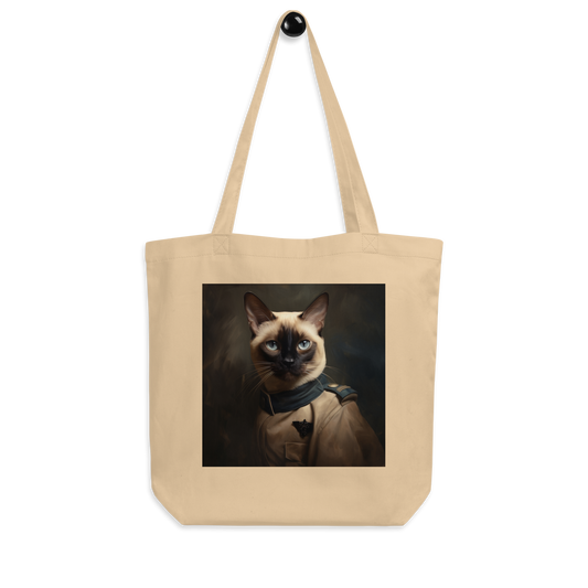 Siamese NavyOfficer Eco Tote Bag