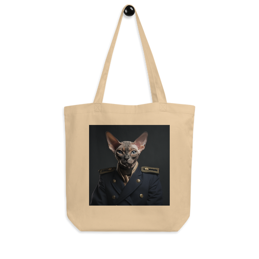 Sphynx NavyOfficer Eco Tote Bag