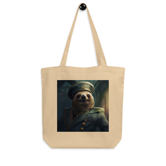 Sloth NavyOfficer Eco Tote Bag