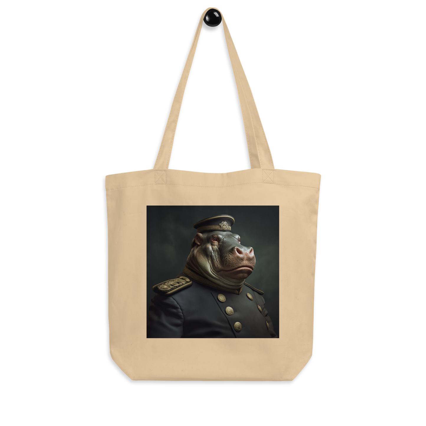 Hippo NavyOfficer Eco Tote Bag