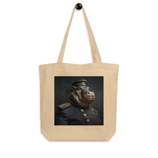 Hippo NavyOfficer Eco Tote Bag