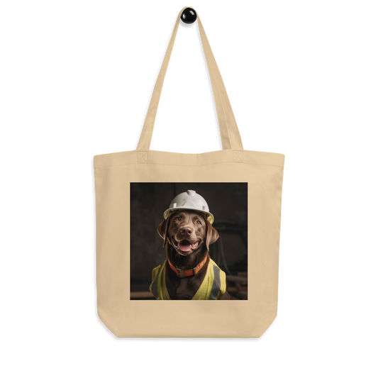 Labrador Retriever ConstructionWorker Eco Tote Bag