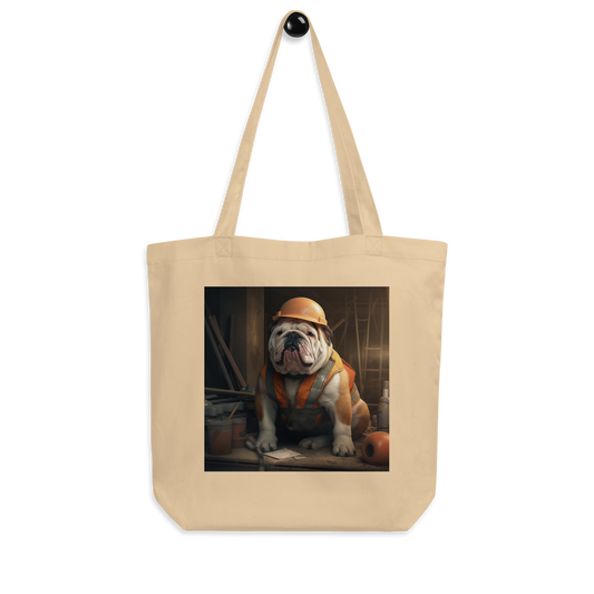 Bulldog ConstructionWorker Eco Tote Bag