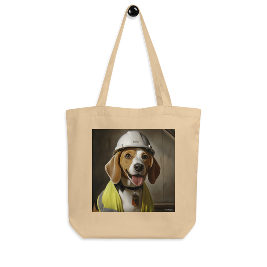 Beagle ConstructionWorker Eco Tote Bag