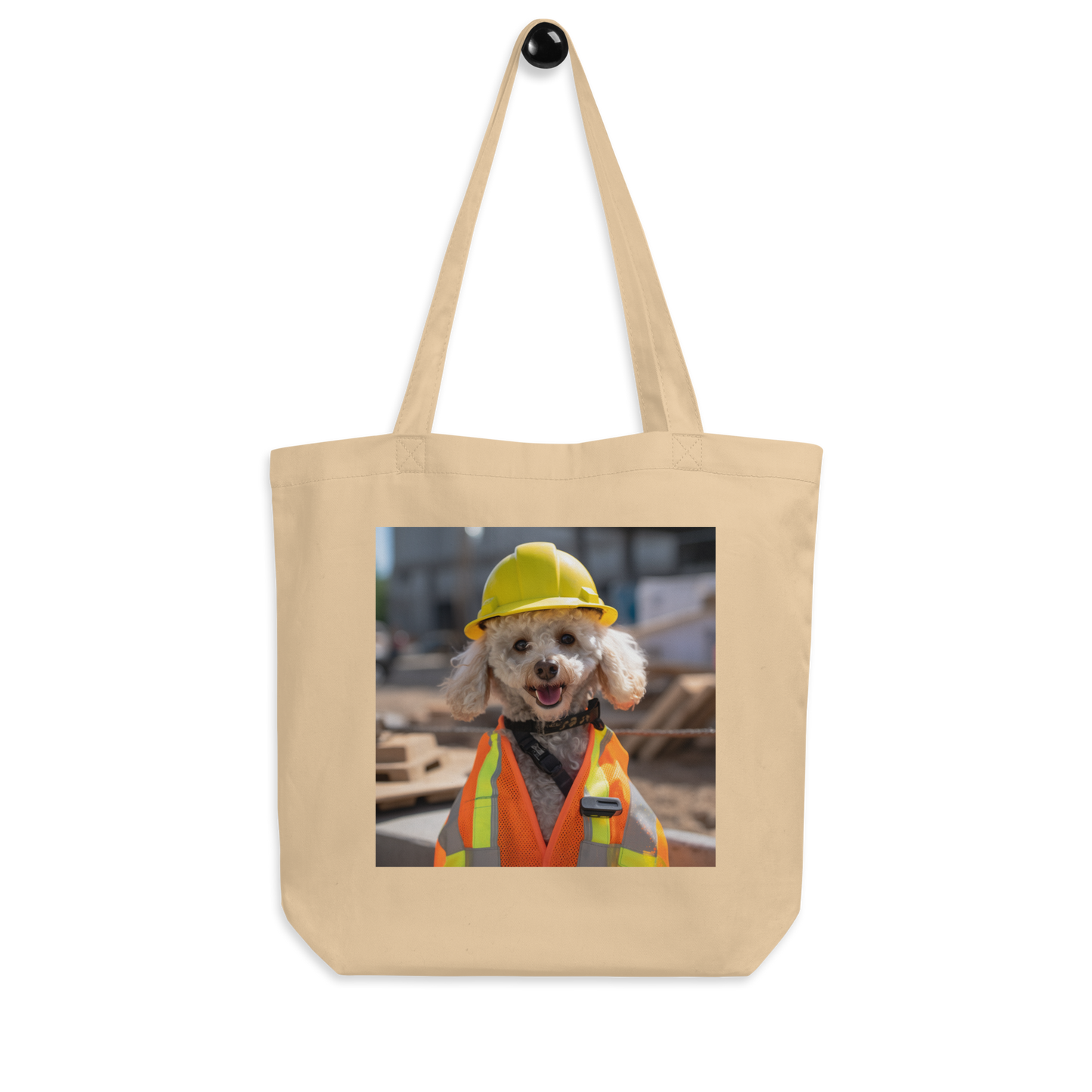 Poodle ConstructionWorker Eco Tote Bag