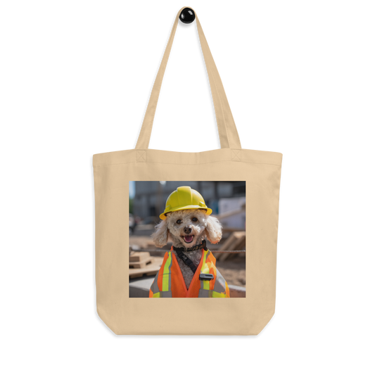 Poodle ConstructionWorker Eco Tote Bag