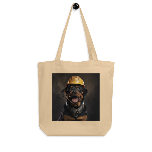 Rottweiler ConstructionWorker Eco Tote Bag