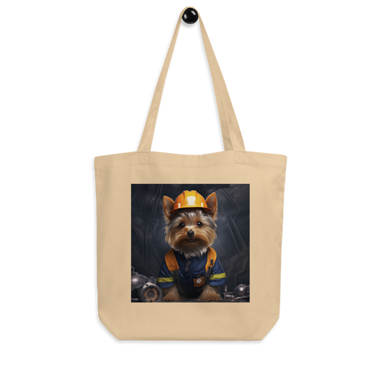 Yorkshire Terrier ConstructionWorker Eco Tote Bag