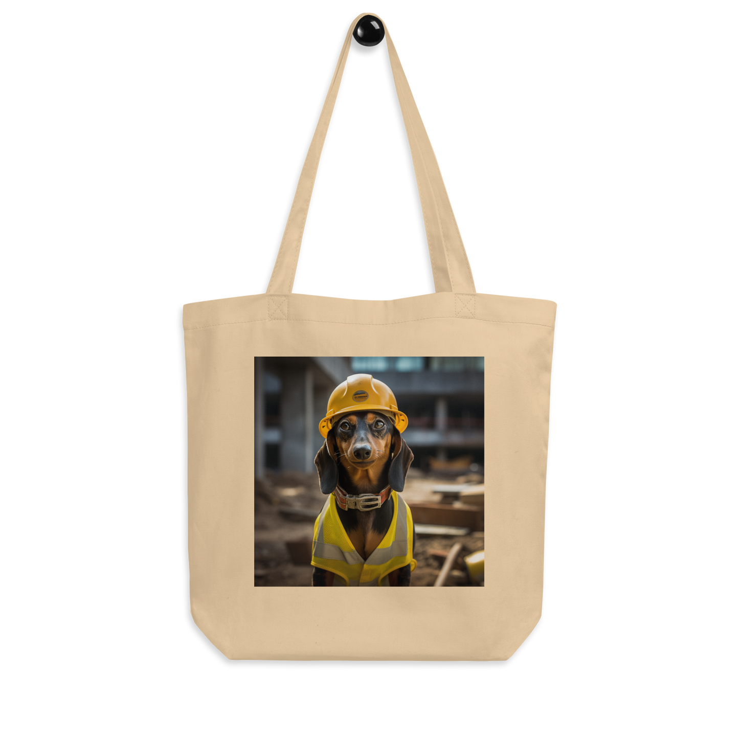 Dachshund ConstructionWorker Eco Tote Bag