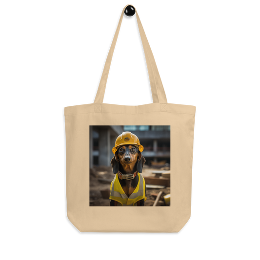 Dachshund ConstructionWorker Eco Tote Bag