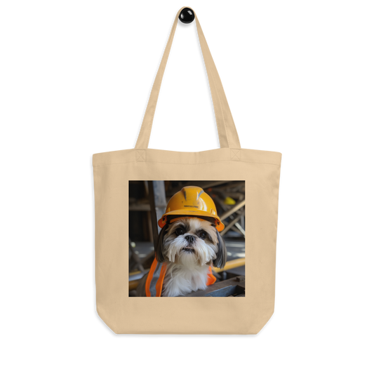 Shih Tzu ConstructionWorker Eco Tote Bag