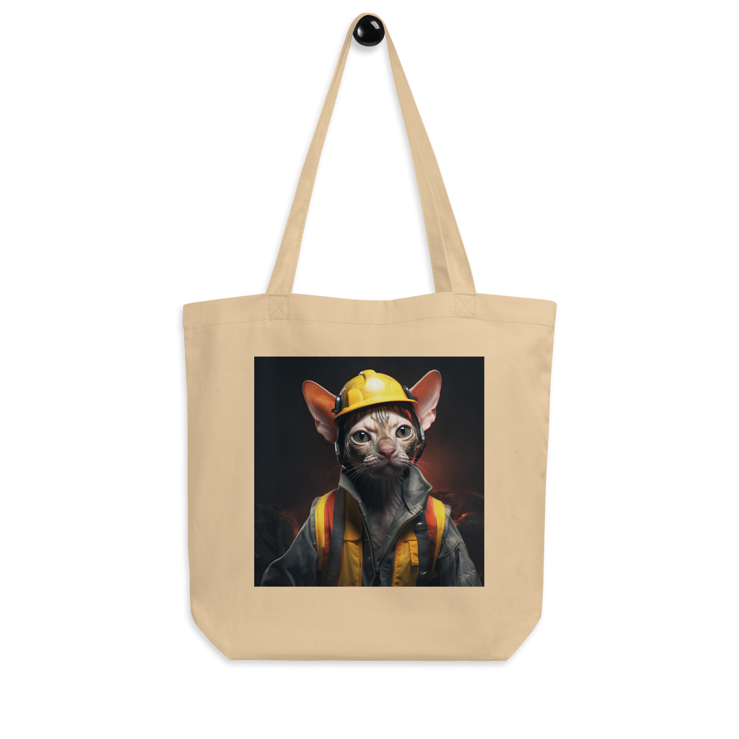 Sphynx ConstructionWorker Eco Tote Bag