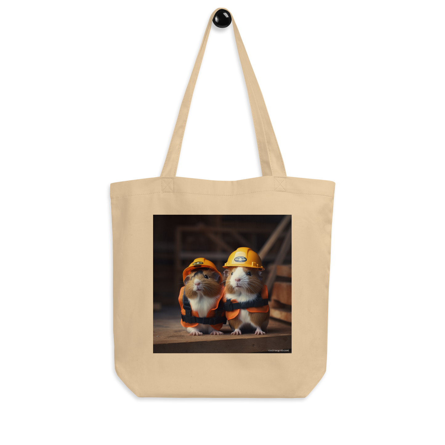 Guinea Pigs ConstructionWorker Eco Tote Bag