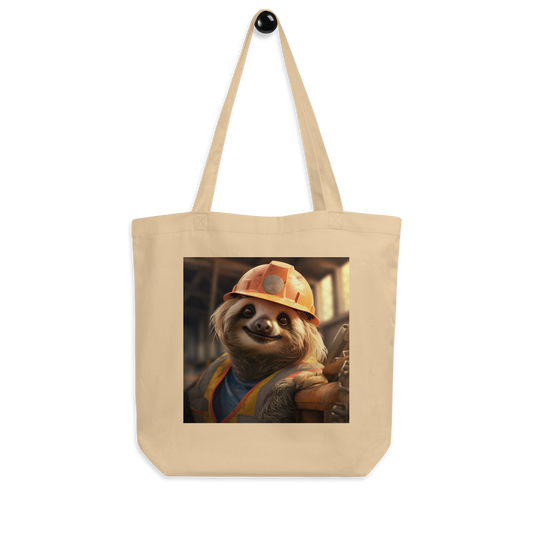Sloth ConstructionWorker Eco Tote Bag