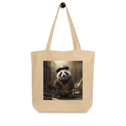 Panda ConstructionWorker Eco Tote Bag