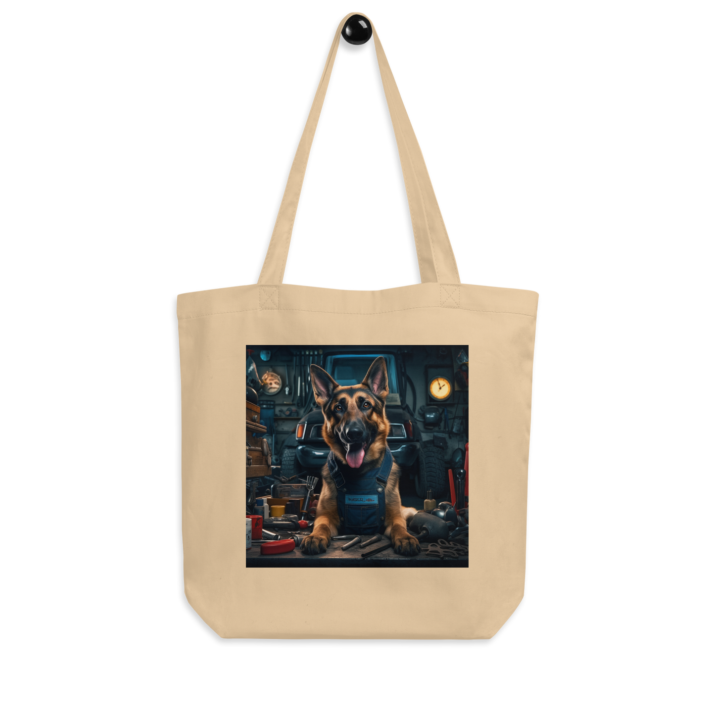 German Shepherd AutoMechanic Eco Tote Bag